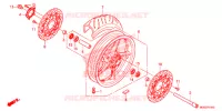 ROUE AVANT pour Honda VFR 1200 F de 2015