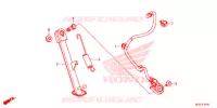 BEQUILLE pour Honda CB 500 X ABS de 2015