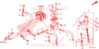 MAITRE CYLINDRE DE FREIN ARRIERE (ABS) pour Honda CB 500 X ABS de 2015