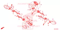 CLIGNOTANT pour Honda CB 500 X ABS de 2015