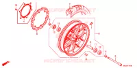 ROUE AVANT pour Honda CB 500 X ABS de 2015