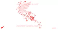 VALVE DE COMMANDE D'INJECTION D'AIR pour Honda CBR 1000 RR TRICOLOR de 2015