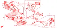 CLIGNOTANT pour Honda CBR 1000 RR SP TRICOLORE de 2015