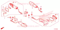 CLIGNOTANT pour Honda CBR 125 REPSOL de 2015