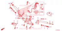 GUIDON   TE DE FOURCHE pour Honda CBR 125 REPSOL de 2015
