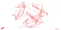 SILENCIEUX D'ECHAPPEMENT pour Honda CBR 125 REPSOL de 2015