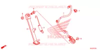 BEQUILLE pour Honda CBR 500 R ABS TRICOLOR de 2015
