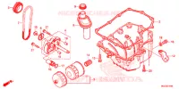 CARTER   POMPE   FILTRE A HUILE pour Honda CBR 500 R ABS TRICOLOR de 2015