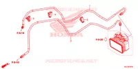 DURITE DE FREIN ARRIERE pour Honda CBR 500 R ABS TRICOLOR de 2015