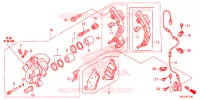 ETRIER DE FREIN AVANT pour Honda CBR 500 R ABS TRICOLOR de 2015