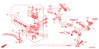 MAITRE CYLINDRE DE FREIN AVANT (ABS) pour Honda CBR 500 R ABS TRICOLOR de 2015