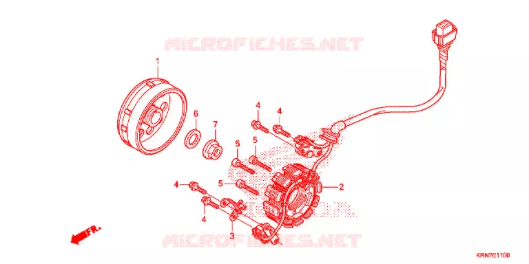 ALTERNATEUR Honda MOTO 250 CRF 2016  CRF250RG