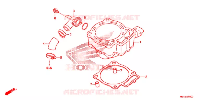 CYLINDRE Honda MOTO 450 CRF 2016  CRF450RG
