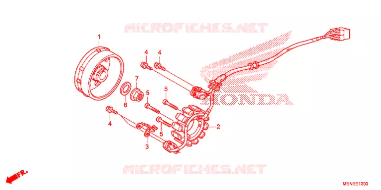 ALTERNATEUR Honda MOTO 450 CRF 2016  CRF450RG