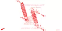 AMORTISSEUR ARRIERE pour Honda SH 300 I ABS SPECIAL 3ED de 2015