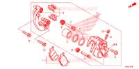 ETRIER DE FREIN ARRIERE pour Honda SH 300 I ABS SPECIAL 3ED de 2015