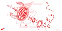 ROUE AVANT pour Honda SH 300 I ABS SPECIAL 3ED de 2015