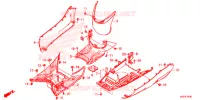 MARCHE PIEDS pour Honda SH 300 I ABS de 2015
