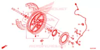 ROUE AVANT pour Honda SH 300 I ABS de 2015