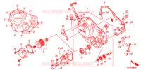 CARTER MOTEUR DROIT pour Honda CBR 250 R ABS NOIRE de 2011