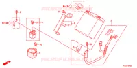 BATTERIE pour Honda CBR 250 R ABS TRICOLORE de 2012