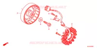 ALTERNATEUR pour Honda CBR 600 R ABS VERMELHO de 2013