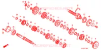 BOITE DE VITESSES pour Honda CBR 600 R ABS RED de 2012
