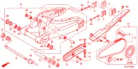 BRAS OSCILLANT pour Honda CBR 600 R ABS RED de 2012