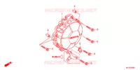 CARTER D'ALLUMAGE pour Honda CBR 600 R ABS RED de 2012