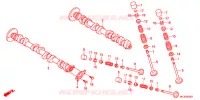ARBRE A CAMES   SOUPAPE pour Honda CBR 600 R ABS RED de 2012