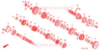 BOITE DE VITESSES pour Honda CBR 600 R ABS RED de 2012