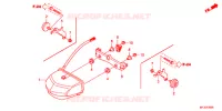 FEU ARRIERE pour Honda CBR 600 R ABS RED de 2012