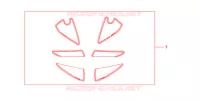 KIT DECO RACING pour Honda CBR 600 R ABS RED de 2012