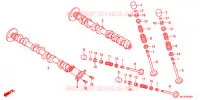 ARBRE A CAMES   SOUPAPE pour Honda CBR 600 R ABS PRETO de 2012
