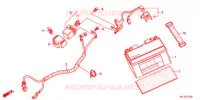 BATTERIE pour Honda CBR 600 R ABS PRETO de 2012