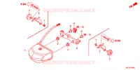 FEU ARRIERE pour Honda CBR 600 R ABS PRETO de 2012