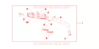 SILENCIEUX TITANE pour Honda CBR 600 R ABS PRETO de 2012