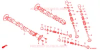 ARBRE A CAMES   SOUPAPE pour Honda CBR 600 R ABS NOIRE de 2012