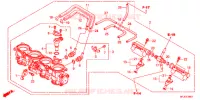 CORPS DE PAPILLON pour Honda CBR 600 R ABS NOIRE de 2012