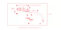 SILENCIEUX TITANE pour Honda CBR 600 R ABS NOIRE de 2012