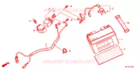 BATTERIE pour Honda CBR 600 R ABS BLACK de 2012