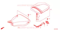 SELLE pour Honda CBR 600 R ABS BLACK de 2012