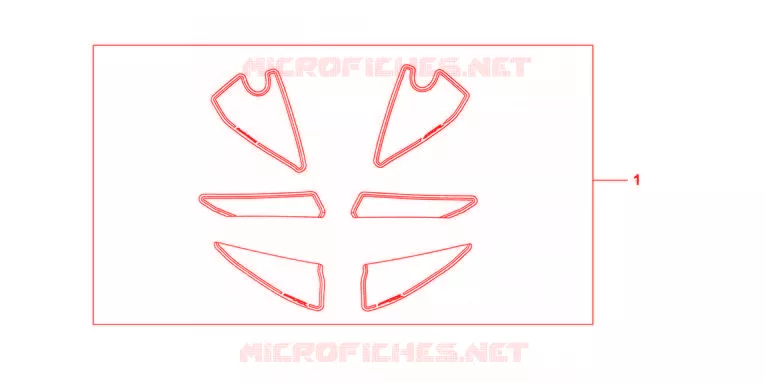 KIT DECO RACING Honda MOTO 600 CBR 2012  CBR600RAC
