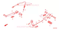 PEDALE pour Honda NC 700 X ABS de 2013
