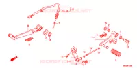 PEDALE pour Honda NC 700 X ABS 35KW de 2013