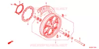 ROUE AVANT pour Honda NC 700 X ABS 35KW de 2013