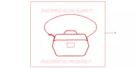 SAC INTERIEUR DE TOP CASE pour Honda NC 700 X ABS 35KW de 2013