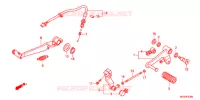 PEDALE pour Honda NC 700 X ABS de 2013
