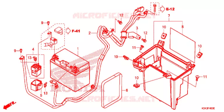 BATTERIE Honda SCOOTER 300 FORZA 2016  NSS300D