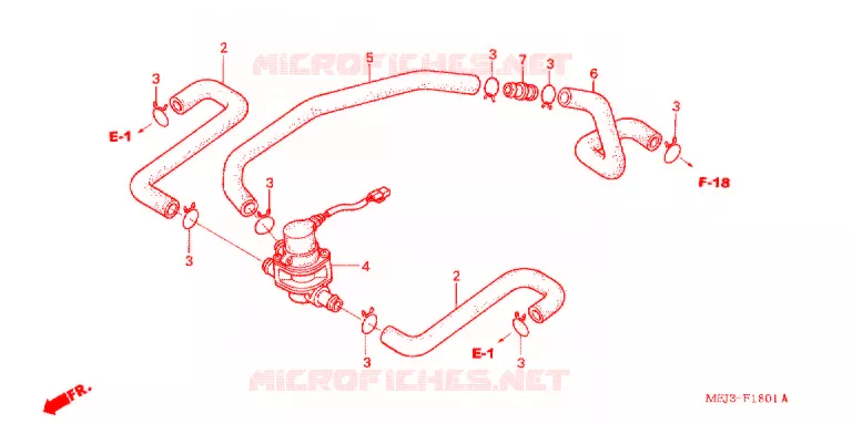 COMMANDE INJECTION D'AIR SOUPAPE Honda MOTO 1300 CB 2006  CB13005